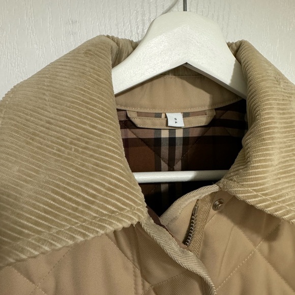 BURBERRY Beige Lanford jacket Small - Picture 5 of 6